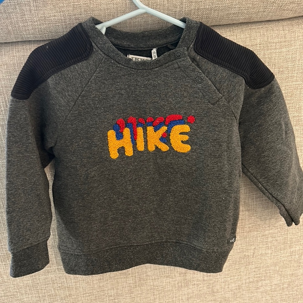 Ikks 2T boys grey sweater